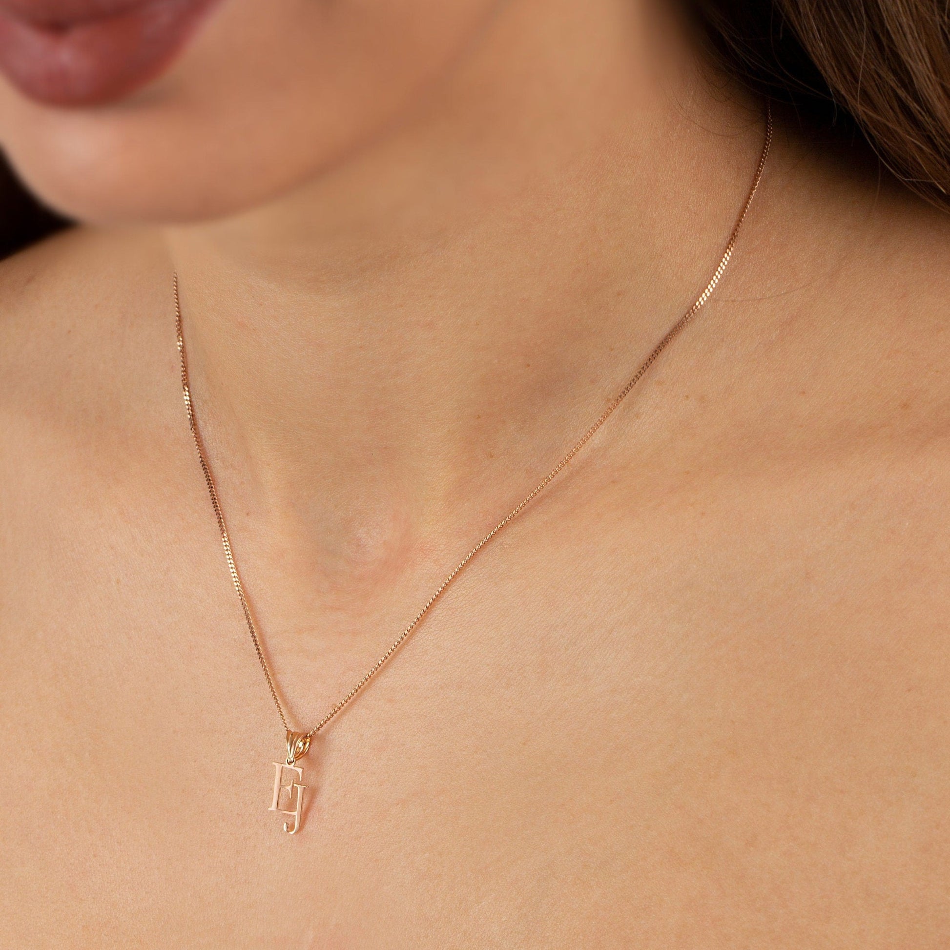 Double Initial Necklace | Silver Two Letter Necklace | Custom Double initial Necklace | Couple Necklace | Personalized Gift For Her