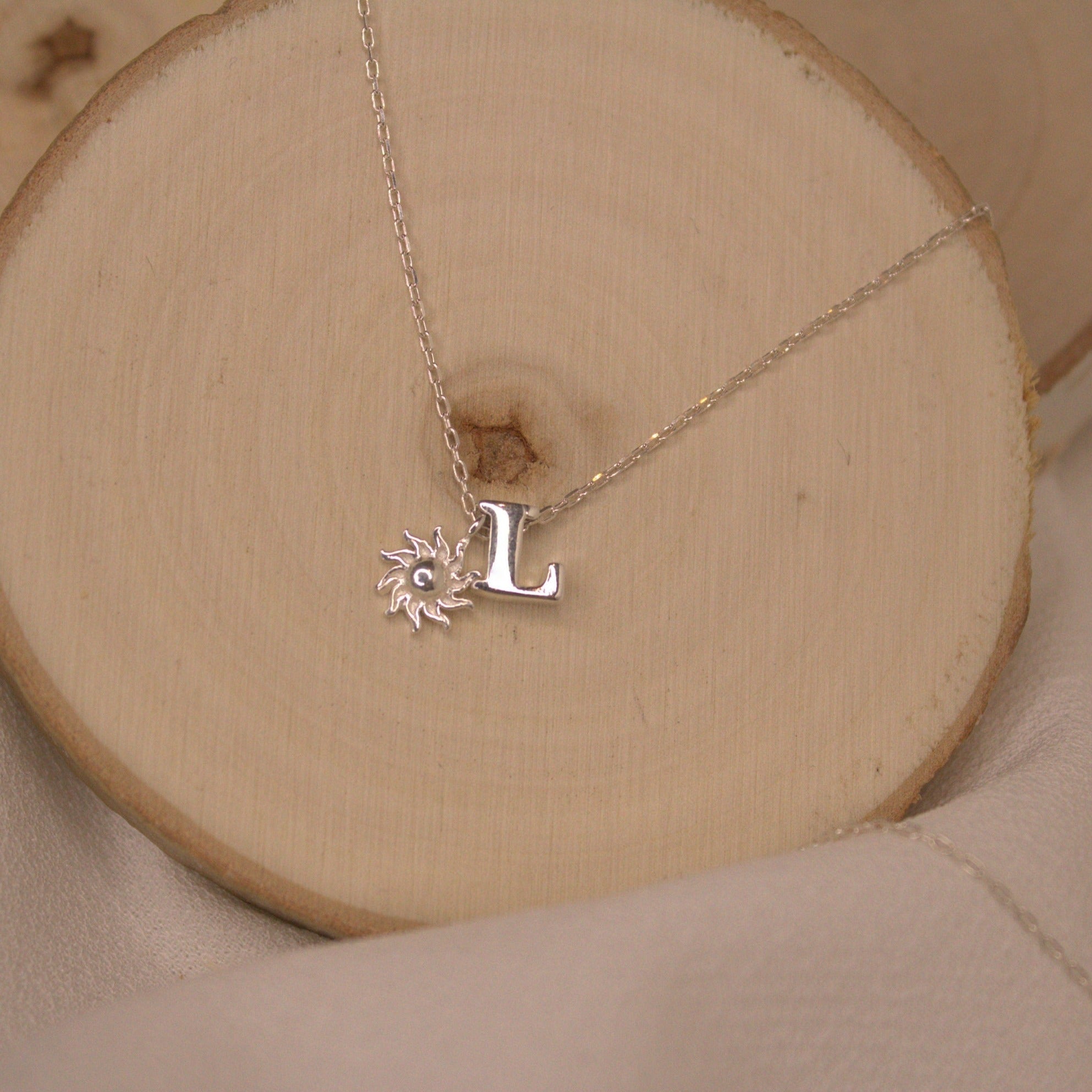 JSJOY S925 Sterling Silver Initial Necklaces for India | Ubuy