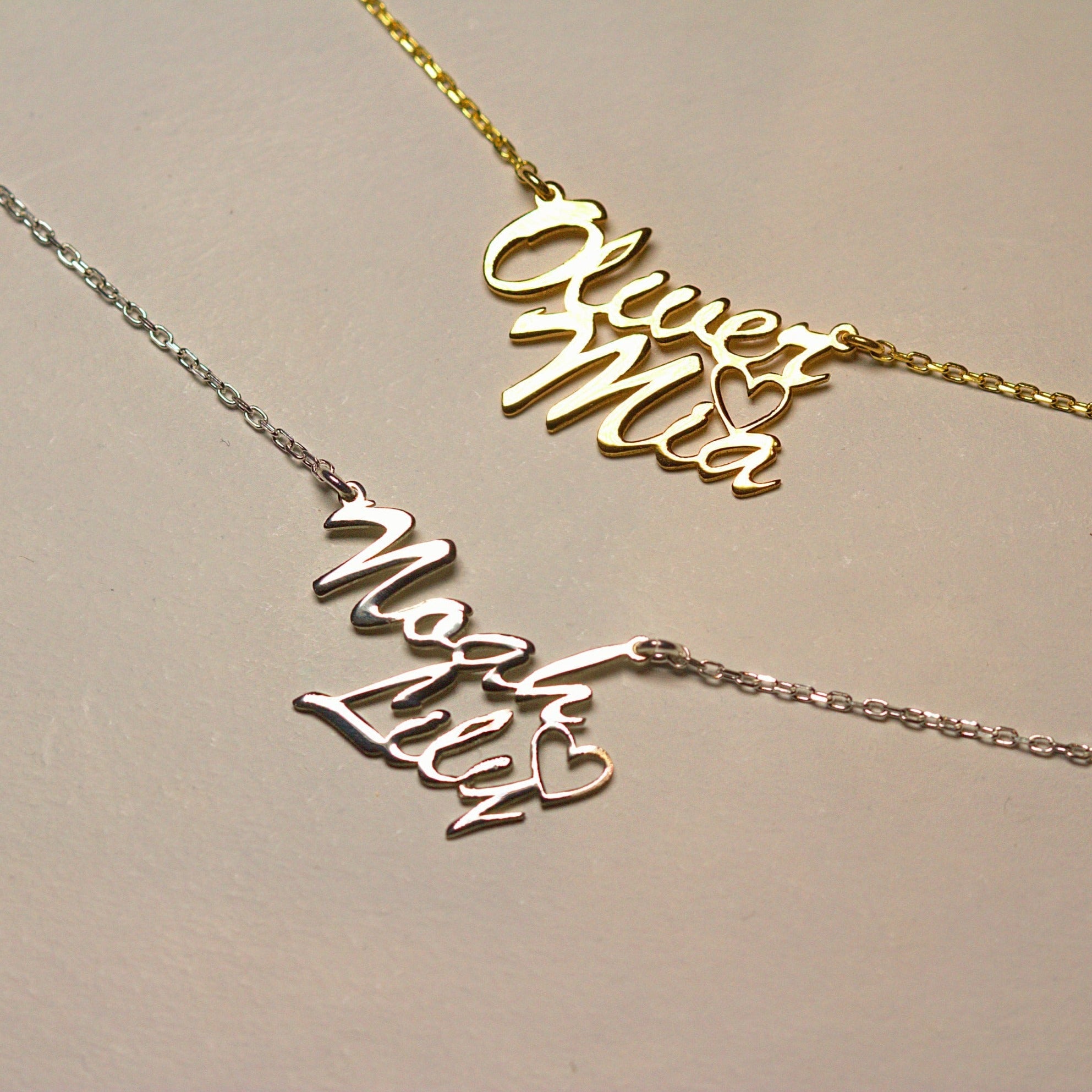 Personalized Sterling Silver Necklace for Mom with Kids names, Boy Girl  Child | eBay