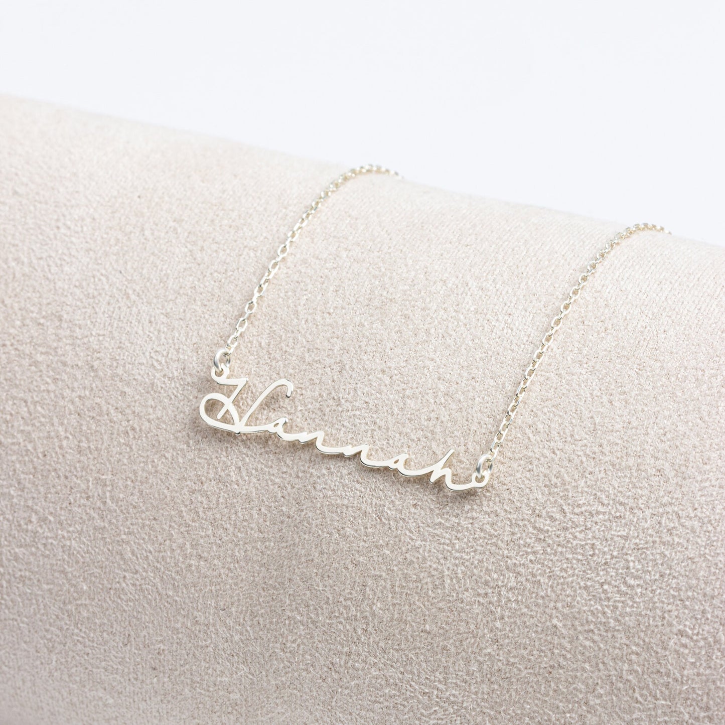 Gold Name Necklace | Sterling Silver Handwriting Name Necklace | Gold , Rose Gold , Silver | Best Friend Christmas Gift | Mom Birthday Gift
